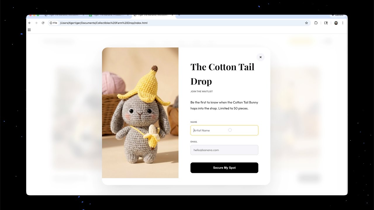 Gemini 3 Flash: Launching a Limited Edition Product Drop