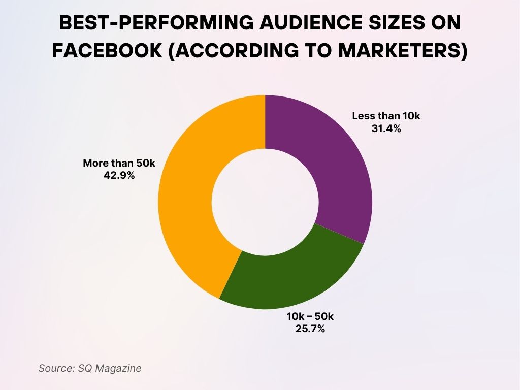 Best-Performing Audience Sizes on Facebook (According to Marketers) Best-Performing Audience Sizes on Facebook (According to Marketers)