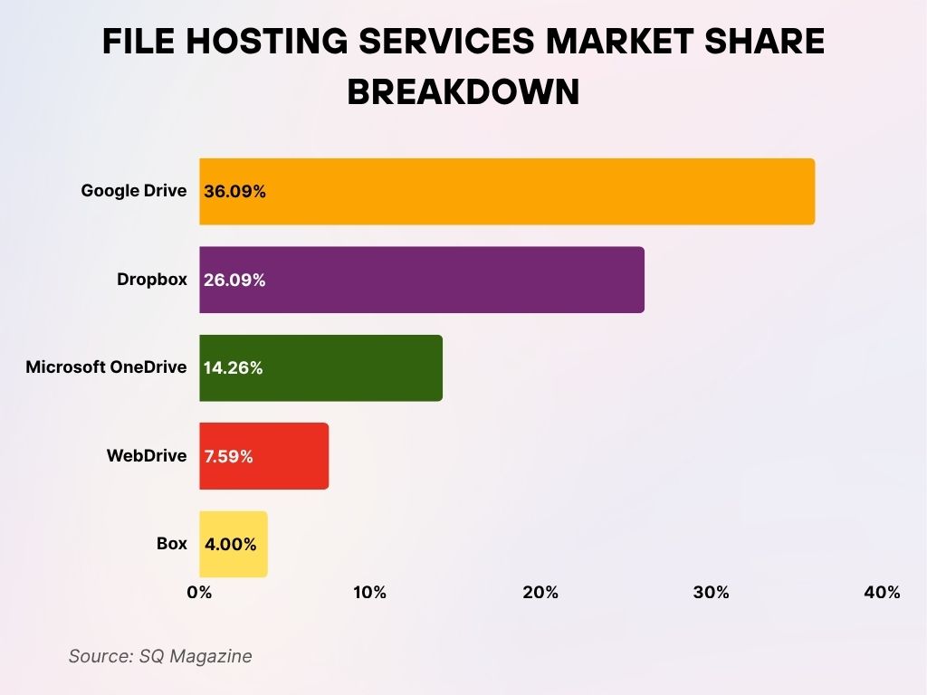 File Hosting Services Market Share Breakdown File Hosting Services Market Share Breakdown