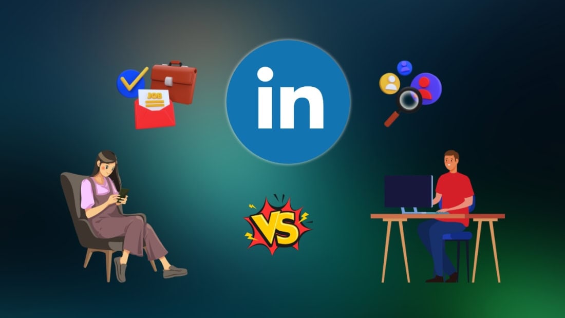 LinkedIn Mobile vs. Desktop User Statistics