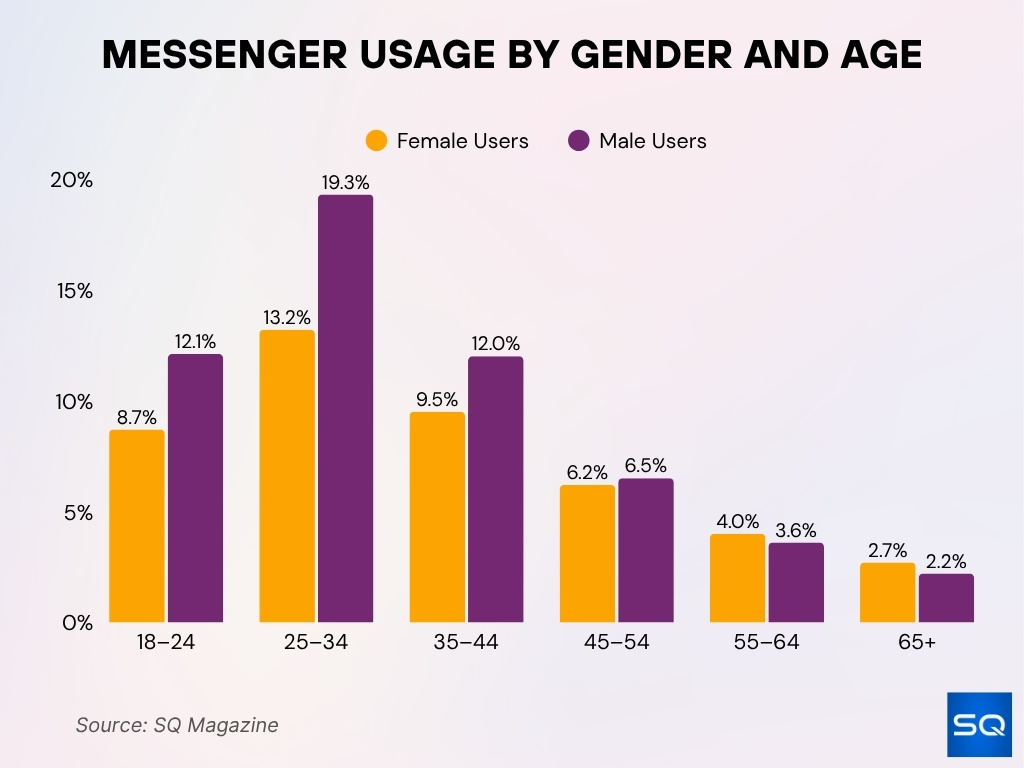 Messenger Usage By Gender And Age