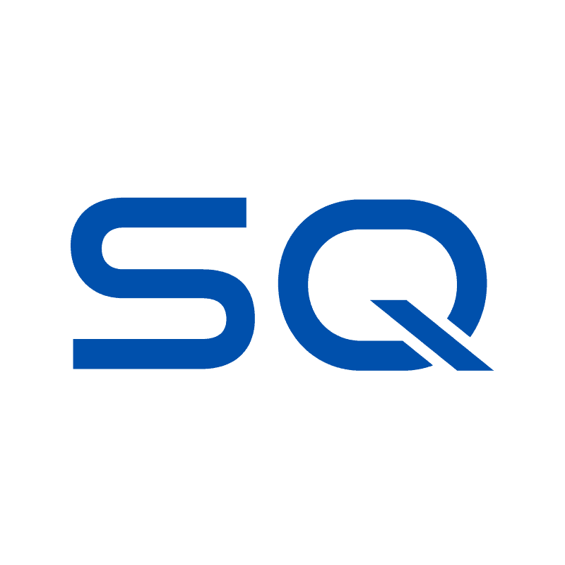 SQ Magazine Emblem on White Background