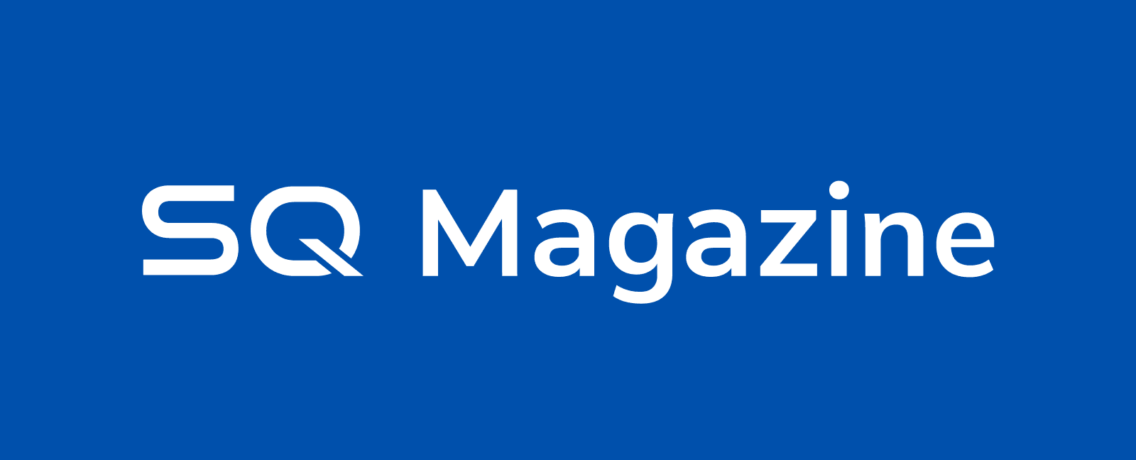 SQ Magazine Logo On Blue Background