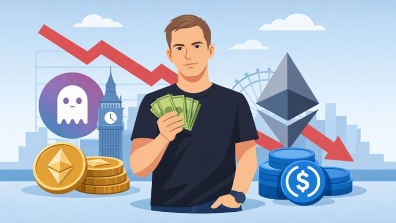 Aave Founder Sells $8.3M ETH as Price Falls Below $2K