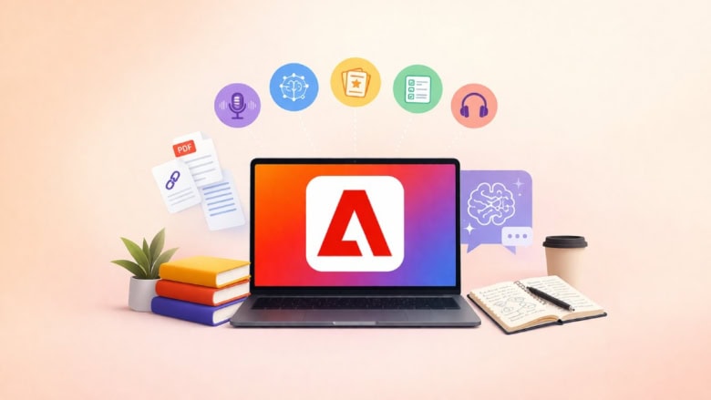 Adobe Enters AI Study Race with Acrobat Student Spaces