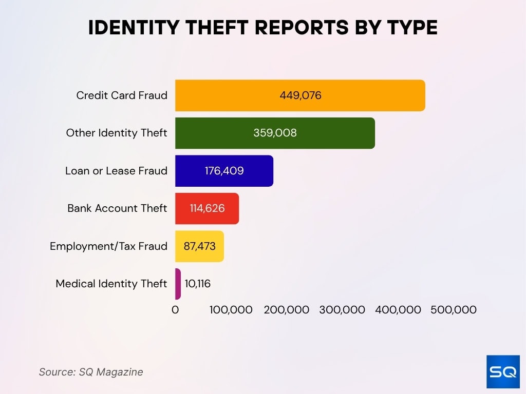 Identity Theft Reports By Type