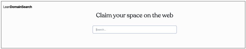 Lean Domain Search