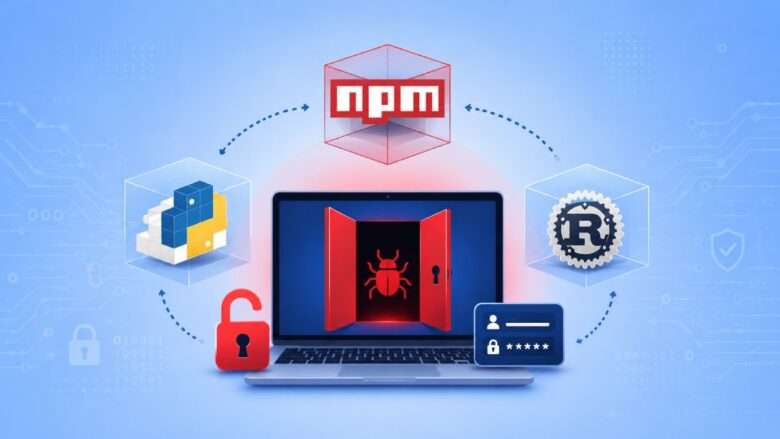TrapDoor Malware Targets npm, PyPI, and Rust Developers