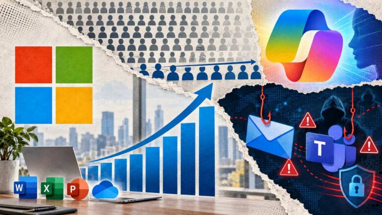 Microsoft 365 Statistics 2026: Seats, Revenue and Threat Data