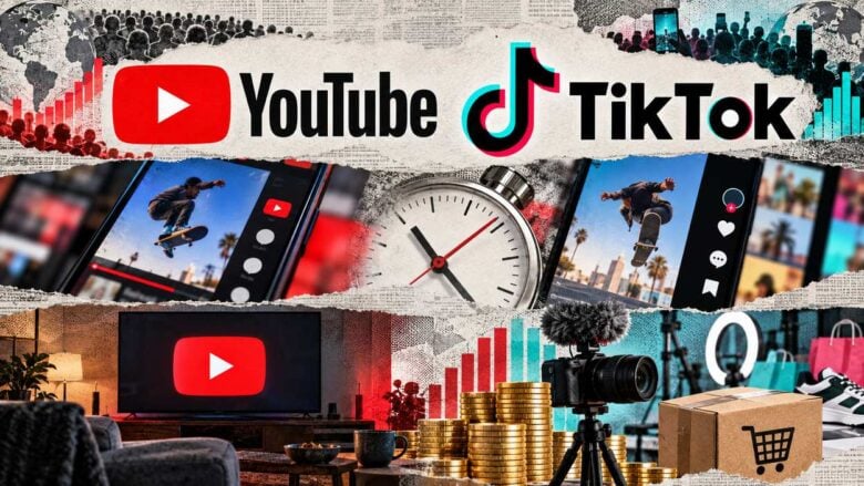 YouTube vs TikTok Statistics 2026: Users, Time and Revenue